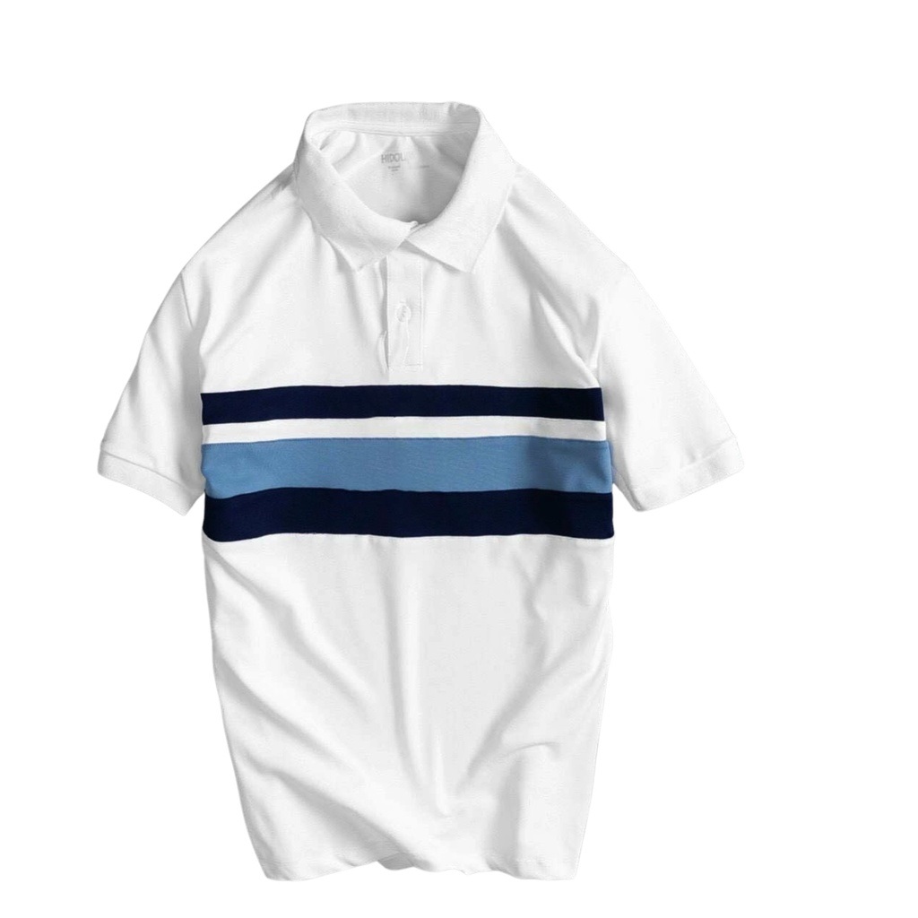 Áo thun nam tay ngắn có cổ cao cấp kiểu POLO 2 màu phối viền thiết kế đơn giản dễ phối đồ, vải thun cá sấu co giãn form dáng trẻ trung nam tính thời trang Menshopps P17