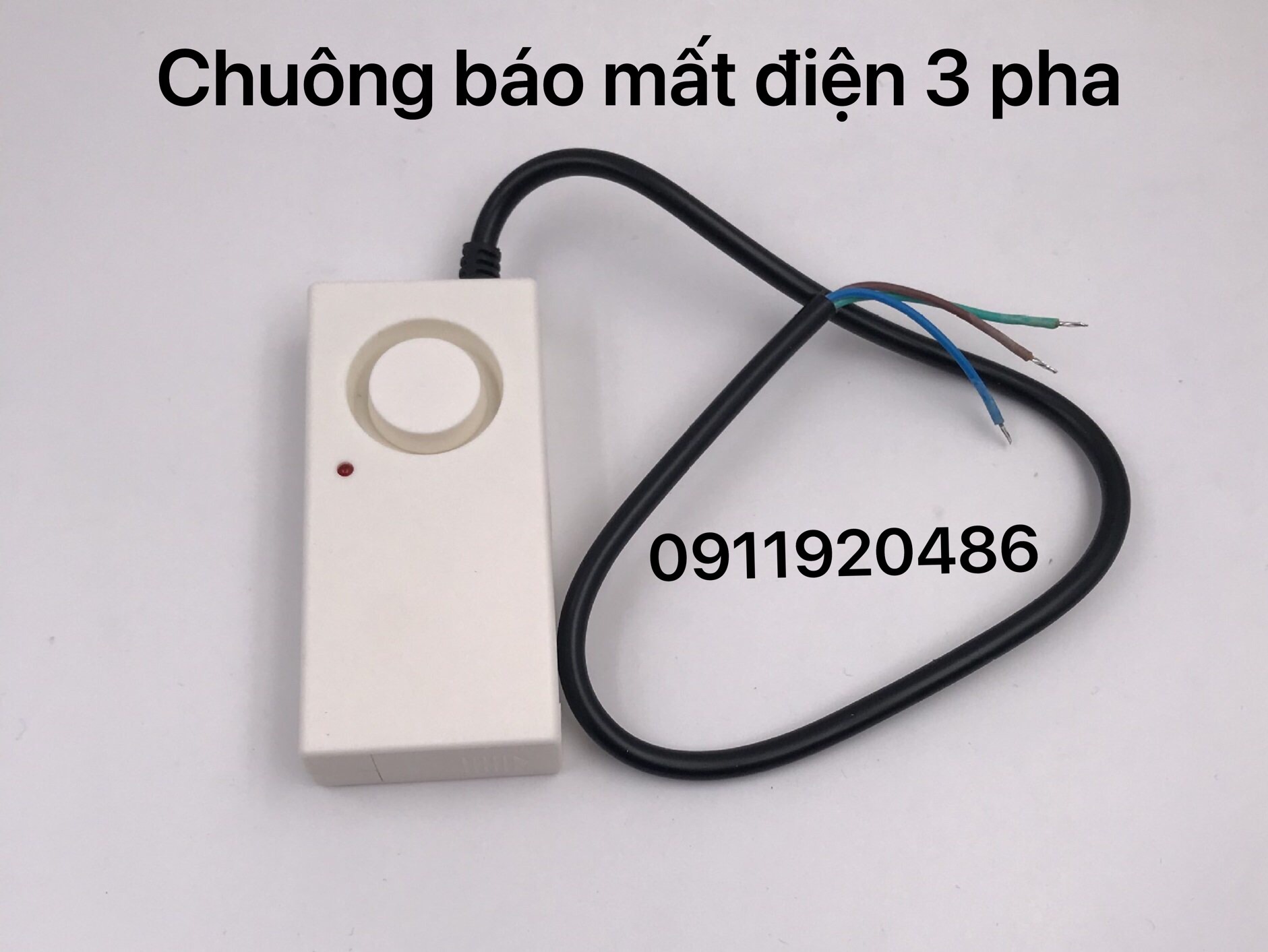 Chuông báo mất điện 3 pha tặng kèm pin