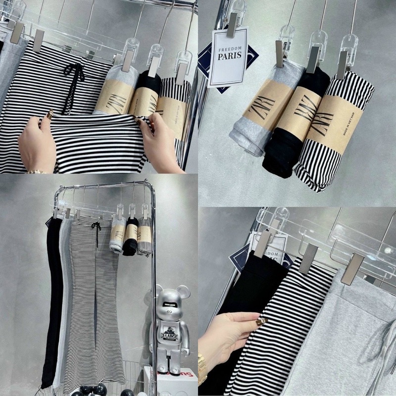 Quần ống loe lưng thun ôm body siêu hackk dáng q6