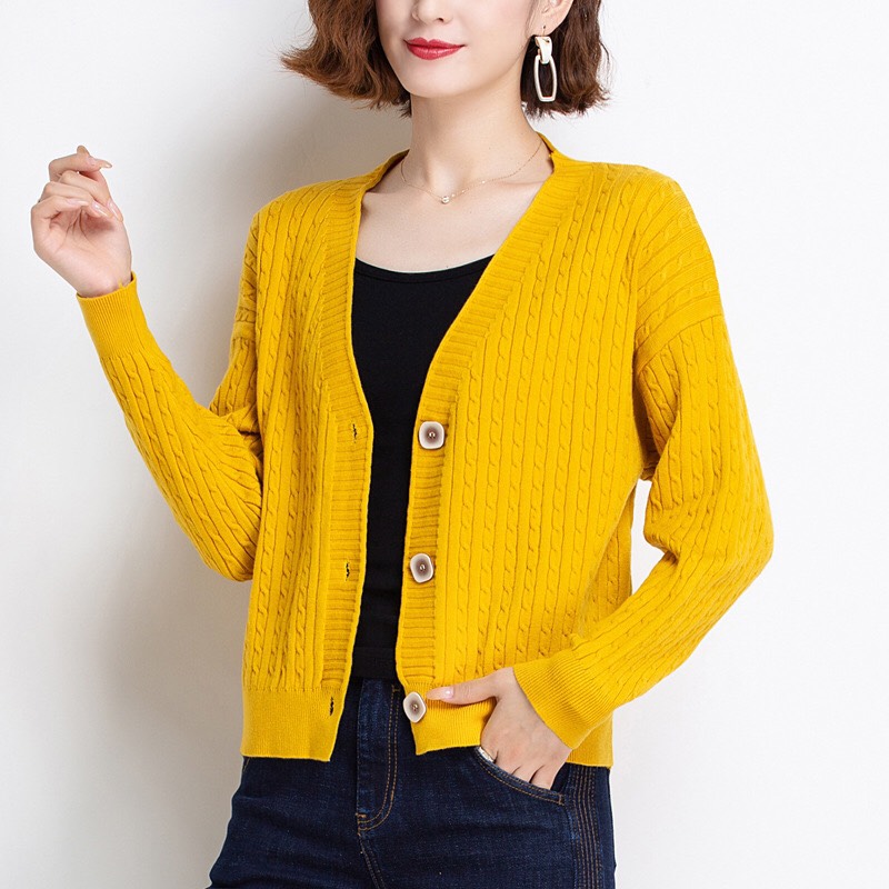 Áo Khoác len cardigan