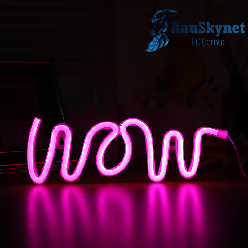 Đèn led neon trang trí phòng, decor phòng ngủ - phòng game