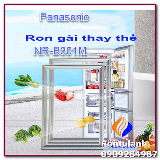 Ron cửa cho tủ lạnh panasonic model nr-b301m