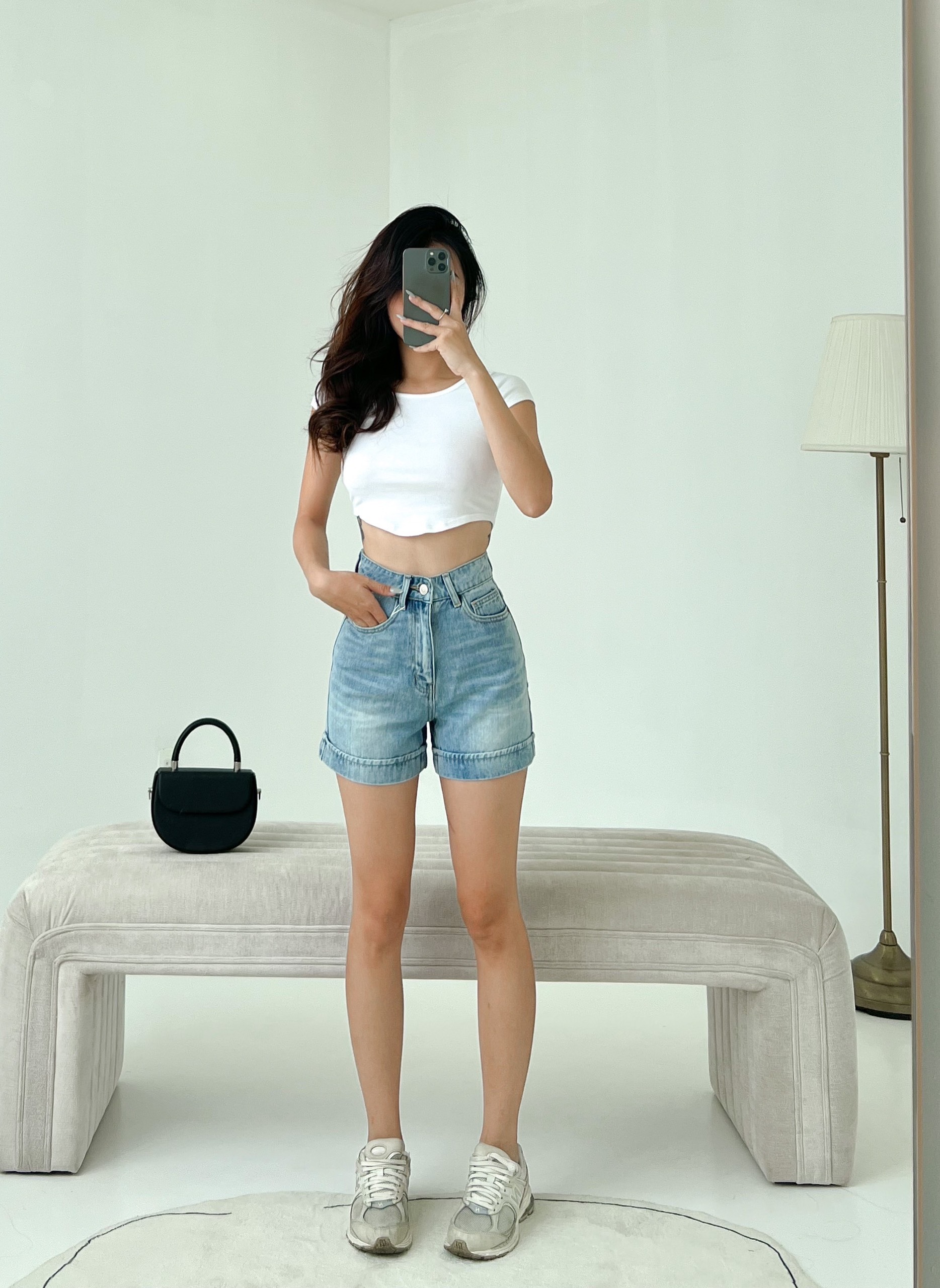 AfterBefore | Quần shorts denim