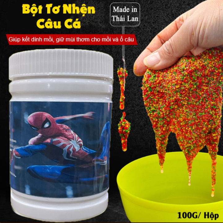 Mồi câu cá, bột tơ nhện dùng vuốt mồi câu