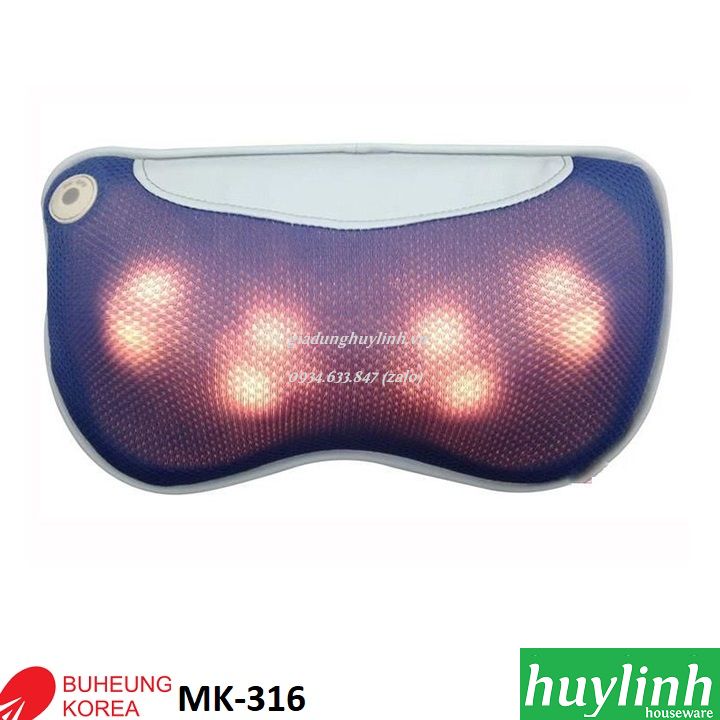 Gối massage Buheung Korea MK-316 New (Gối mát xa)