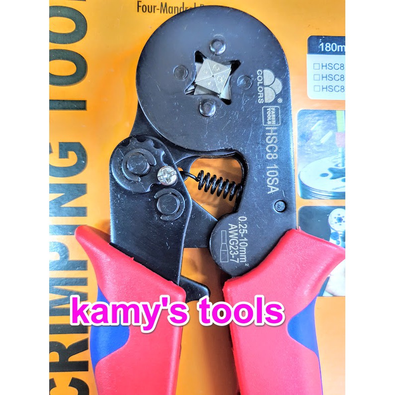 Kìm Bấm Cos Pin Tròn Rỗng Fasen Hsc8 10sa 0.25-10mm2, Kiềm Bấm Cos, Kềm Bấm Cos