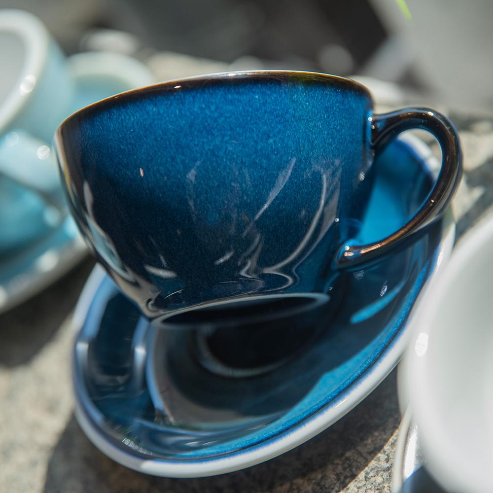 Ly Cà Phê Egg 80ml Espresso Cup & Saucer (Màu Potters) - Loveramics