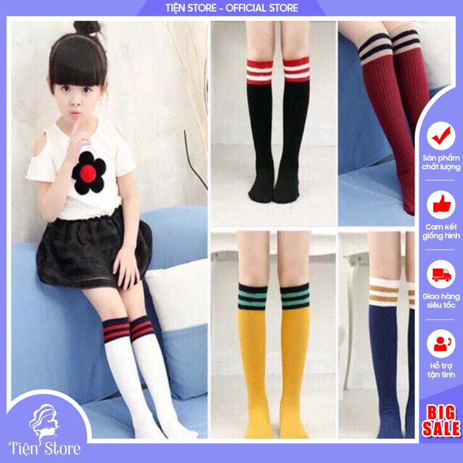 Set 5 Đôi Tất Cao Đùi Cho Bé (5 đôi 5 màu )