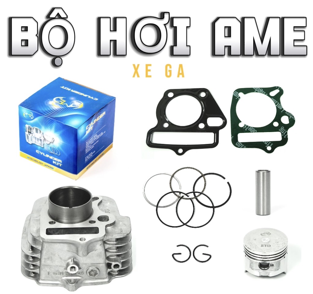 Bộ hơi/Xylanh Ame dòng xe ga (đủ mã)