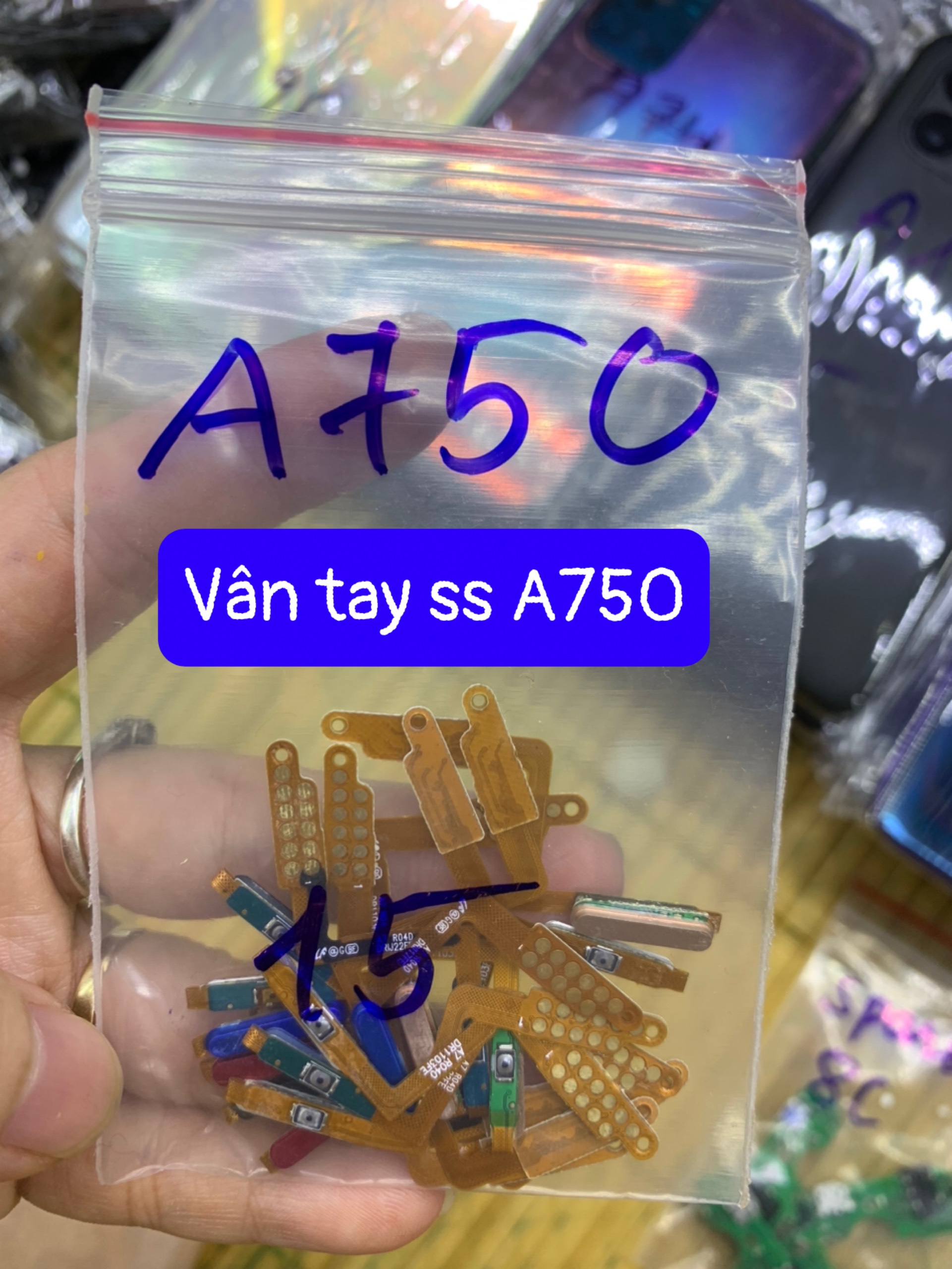 NÚT CẢM BIẾN VÂN TAY SAM SUNG A750-ZIN