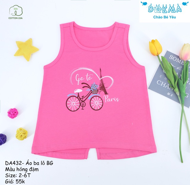 Áo Ba Lỗ Dokma Cho Bé Gái