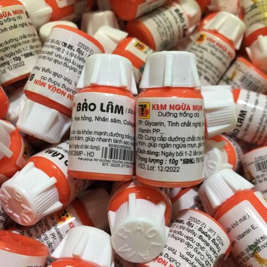 Kem ngừa mụn trắng da bảo lâm