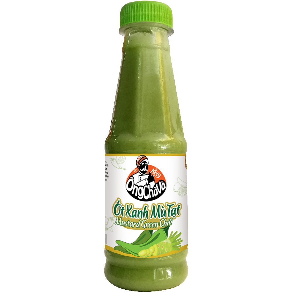 Sốt Muối Tương Ớt Xanh thương hiệu Ông Chà Và 235gr - Hàng Chính Hãng