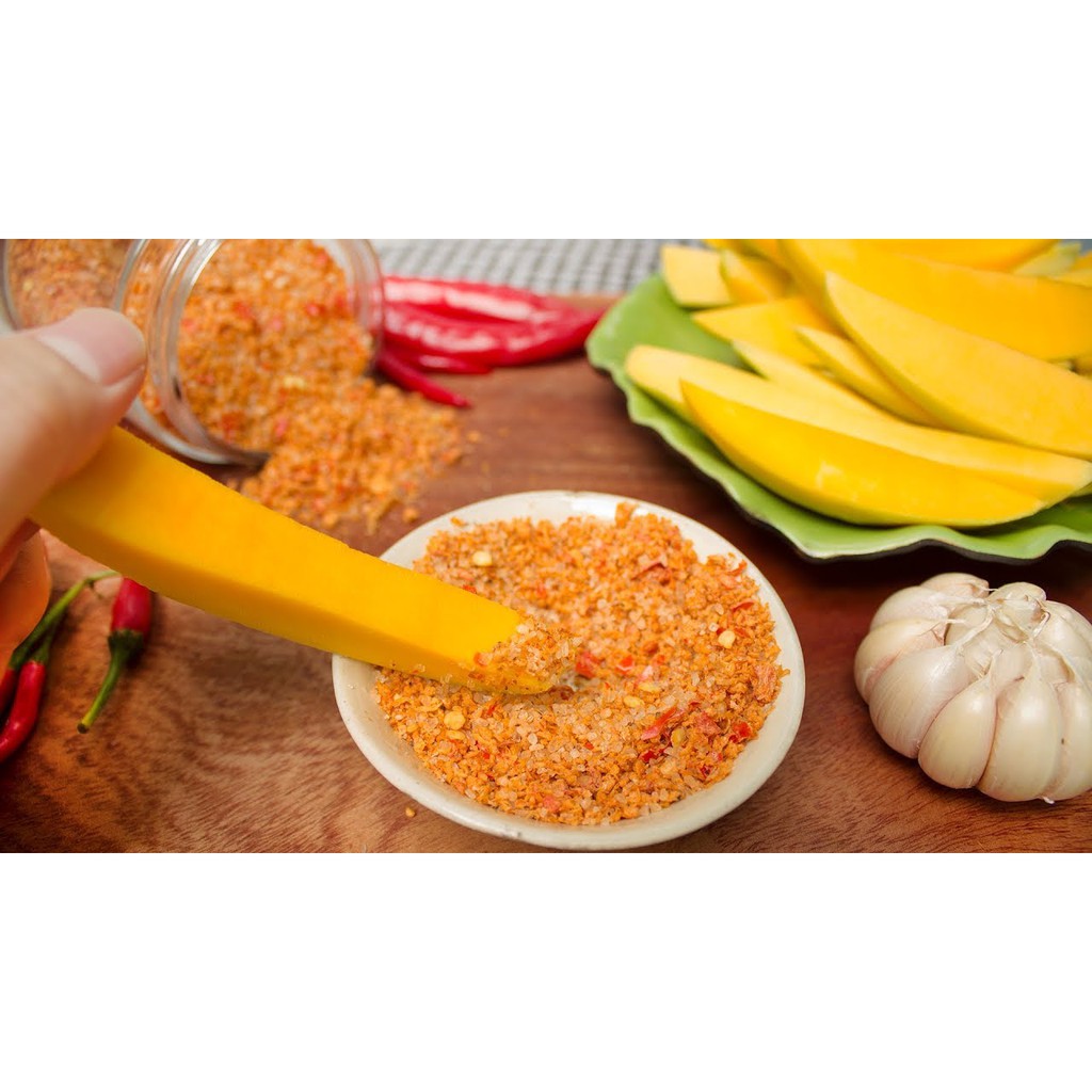 [Combo 2 Hủ] 2 Hủ Muối Ớt Tôm Ông Chà Và 60g (Shrimp Chilli salt Ong Cha Va) - Muối Tôm