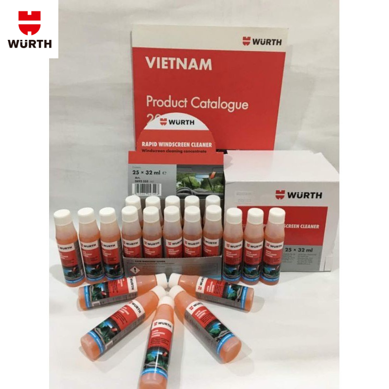 Nước Rửa Nhanh Kính Lái Wurth (Rapid Windscreen Cleaner W-2333) 32ml/ chai