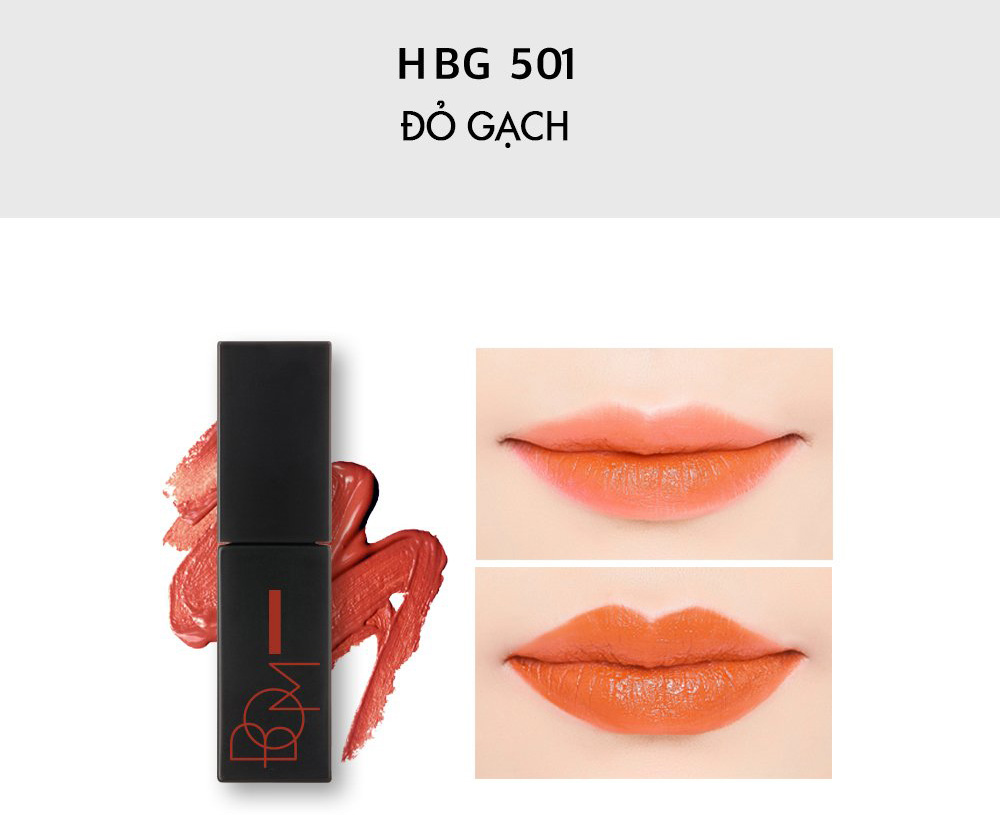 [6-11/12 VOUCHER GIẢM 8%]Son Kem BOM Matt Holic Tint