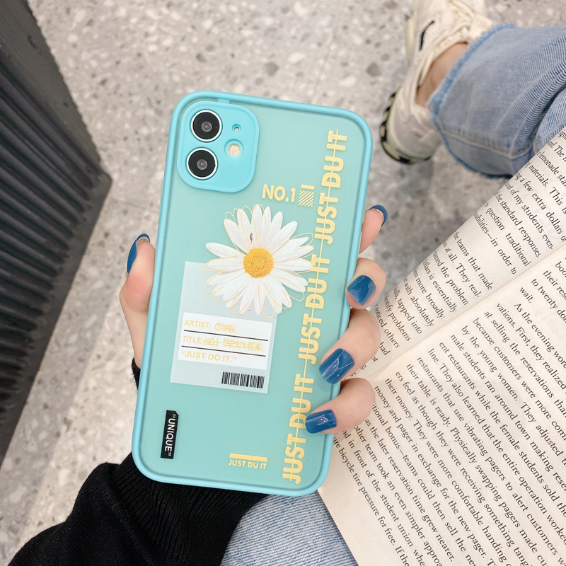 Ốp Lưng Nhám Chống Sock Va Đập Bảo Vệ Camera Little Daisy