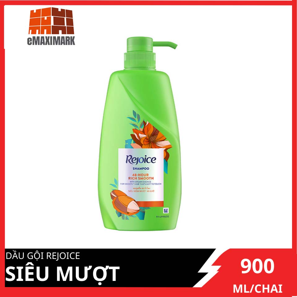 [HCM ship 2h] Dầu Gội Rejoice Siêu Mượt Chai 900ML