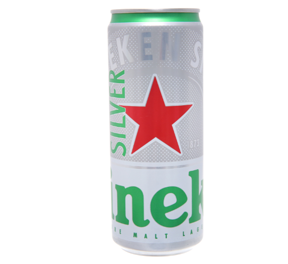 6 lon bia Heineken Silver 330ml