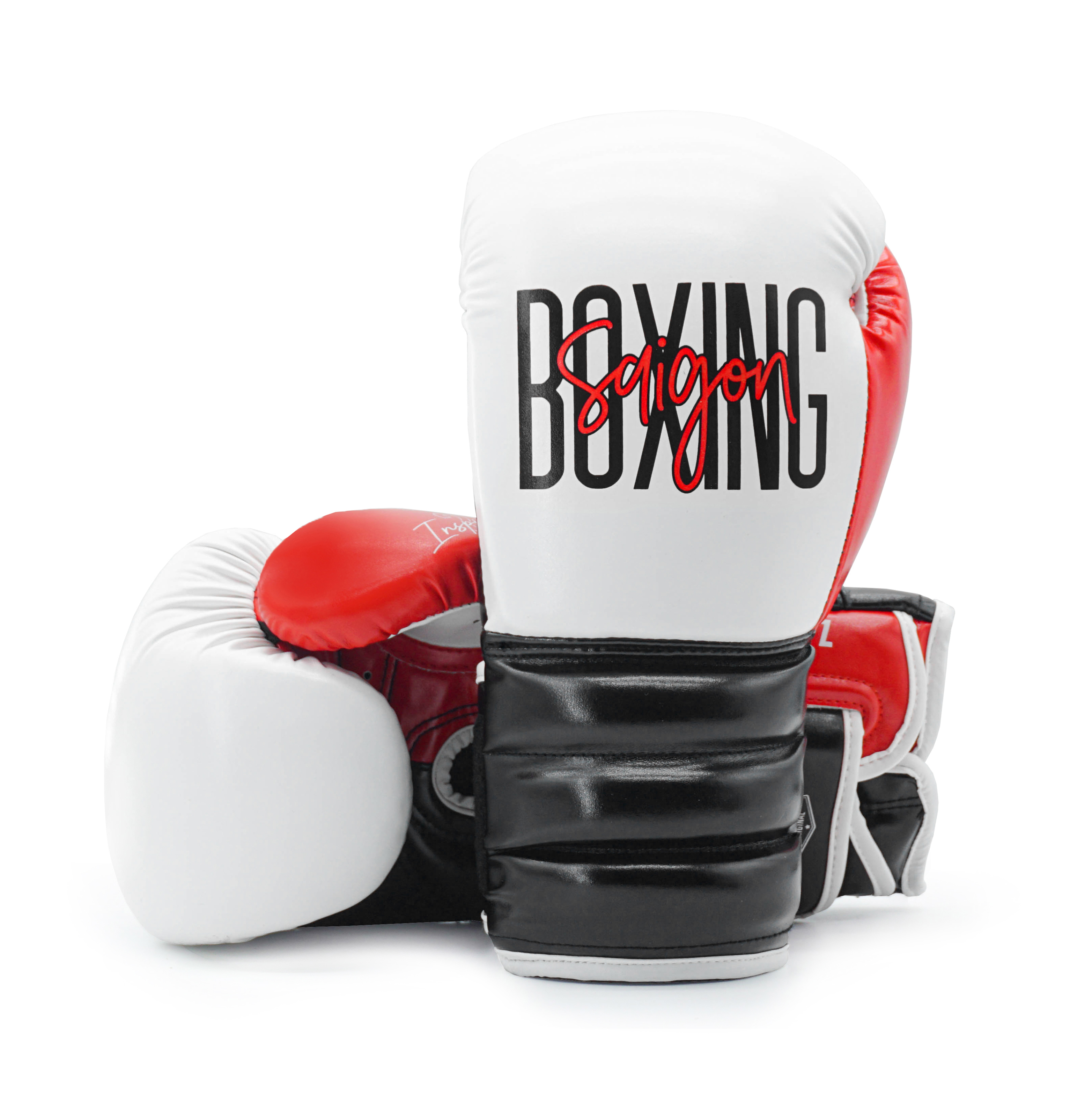 Găng tay boxing saigon inspire 2.0 - white/red/black