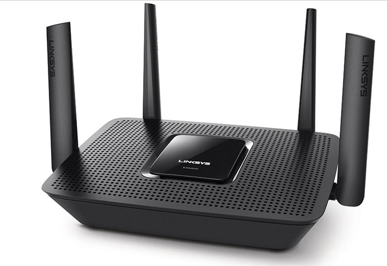 (BẢO HÀNH CHÍNH HÃNG 1 ĐỔI 1 TRONG VÒNG 3 NĂM) Bộ phát wifi ba băng tần Linksys EA8100, công nghệ MU-MIMO