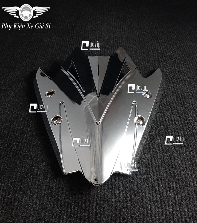 Mão chắn gió nvx 2021 xi inox mạ crom ms2566