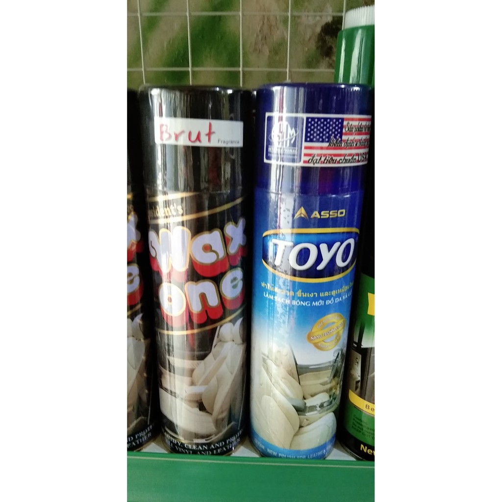 Combo xịt bóng nội thất, vỏ xe - Toyo+waxone