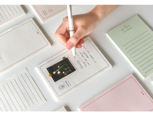 Giấy note ghi chú sticky memo, daily plan kiểu dáng basic IT Stationery