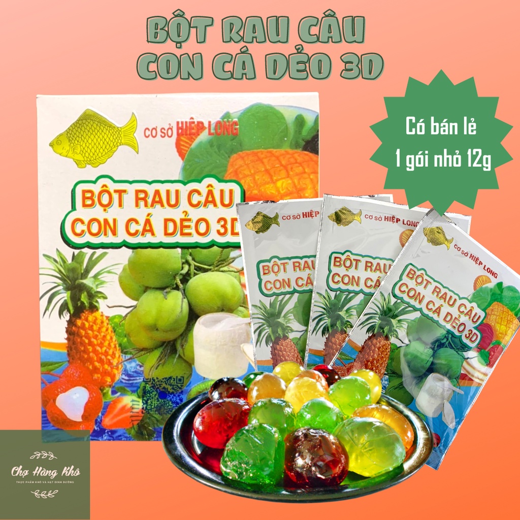 Bột Rau Câu Con Cá Dẻo ( Gói )