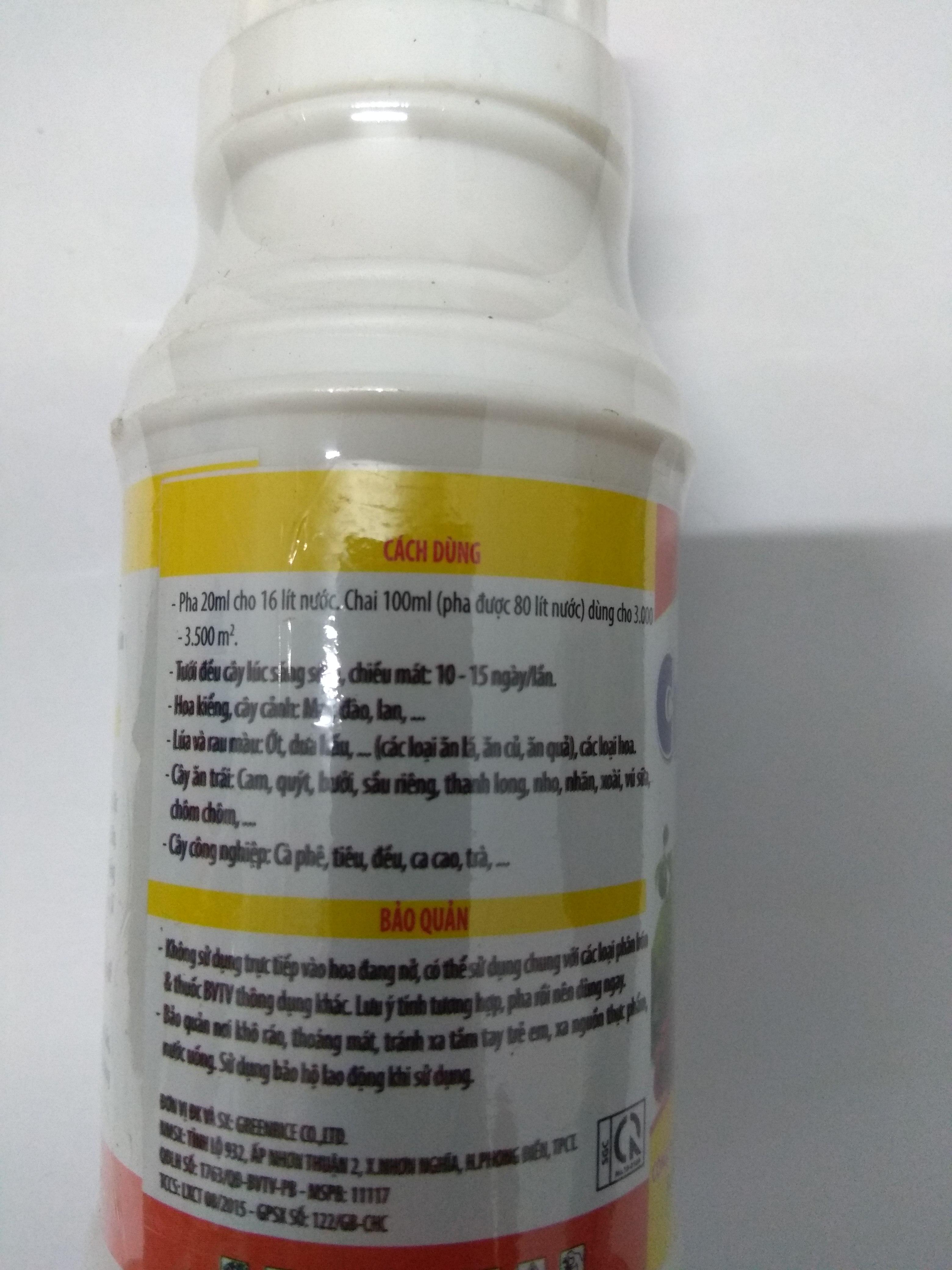 [HCM]Phân Bón Cho Cây Canxi Bo - 100 ml