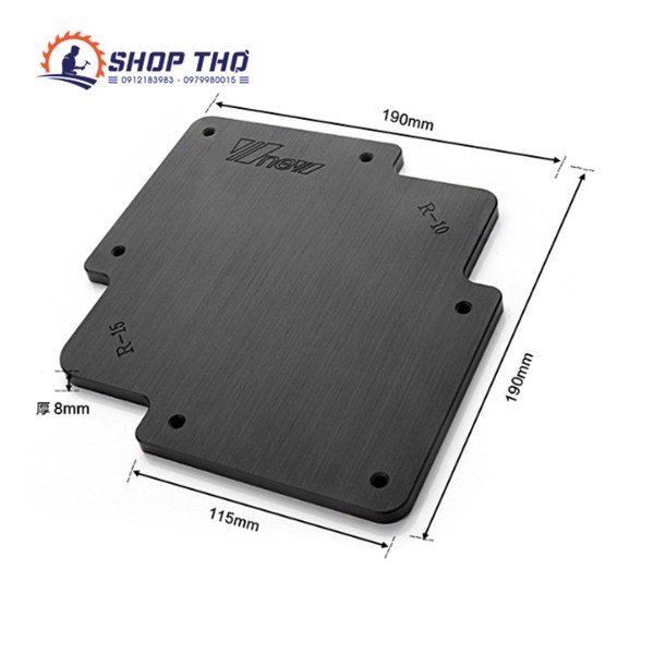Bộ cữ bo góc 3 miếng kèm mũi phay Wnew
