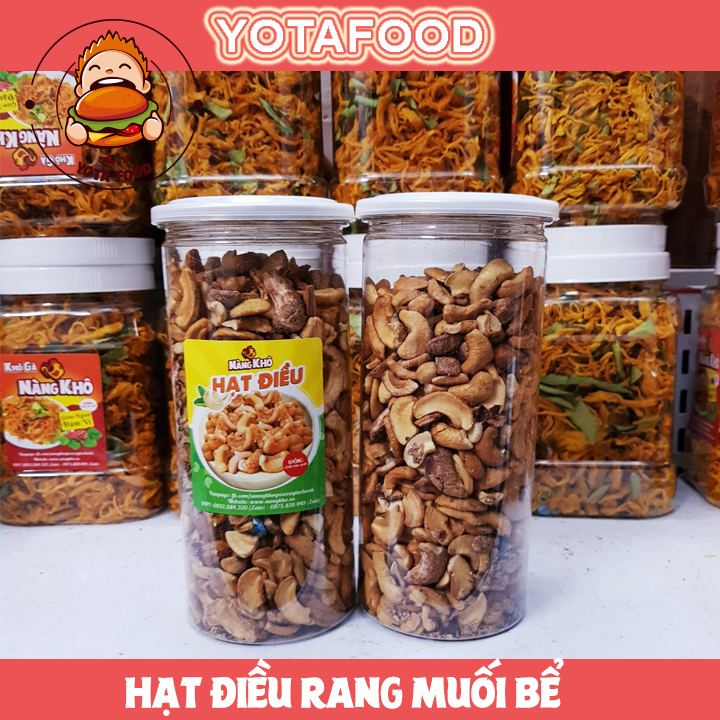 Hạt Điều rang muối Bình Phước cao cấp (HẠT VỠ) chuẩn loại 1 - 500gr