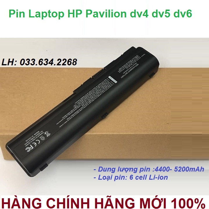 Pin laptop hp pavilion dv4 dv5 dv6 - pin laptop hp pavilion dv4