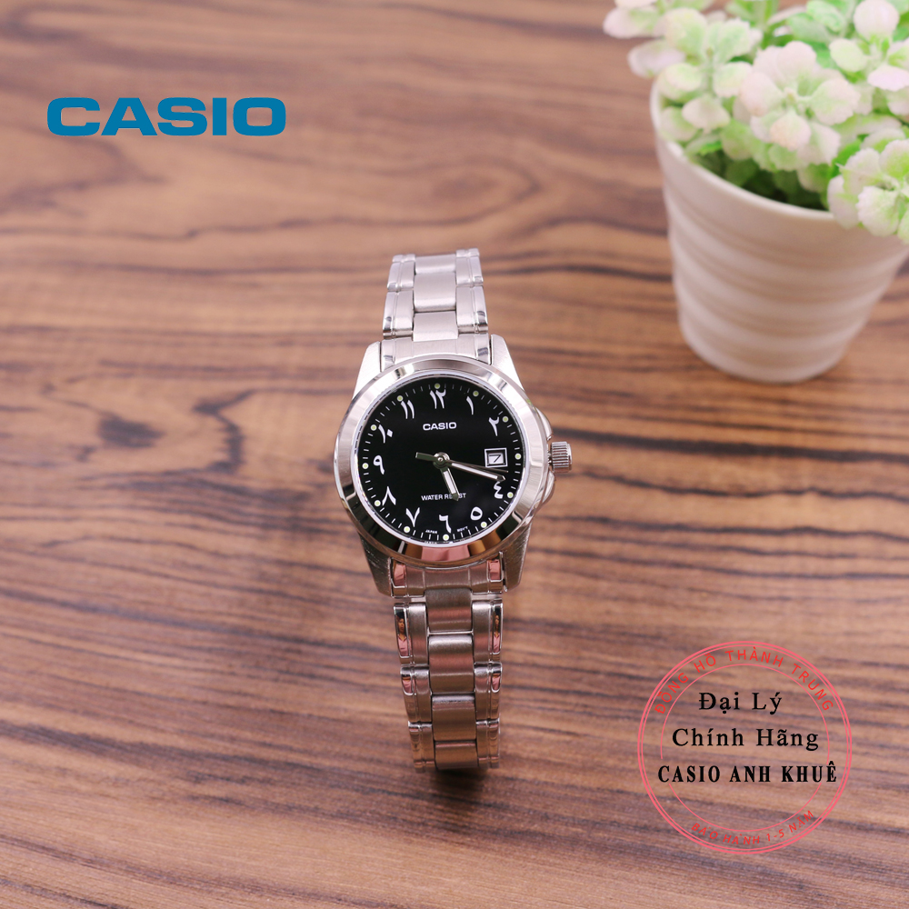 Đồng hồ nữ Casio LTP-1215A-1B3DF dây kim loại