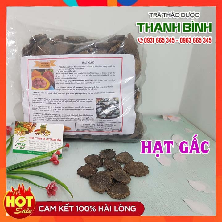 Hạt gấc 100g - hàng công ty dược liệu thanh bình
