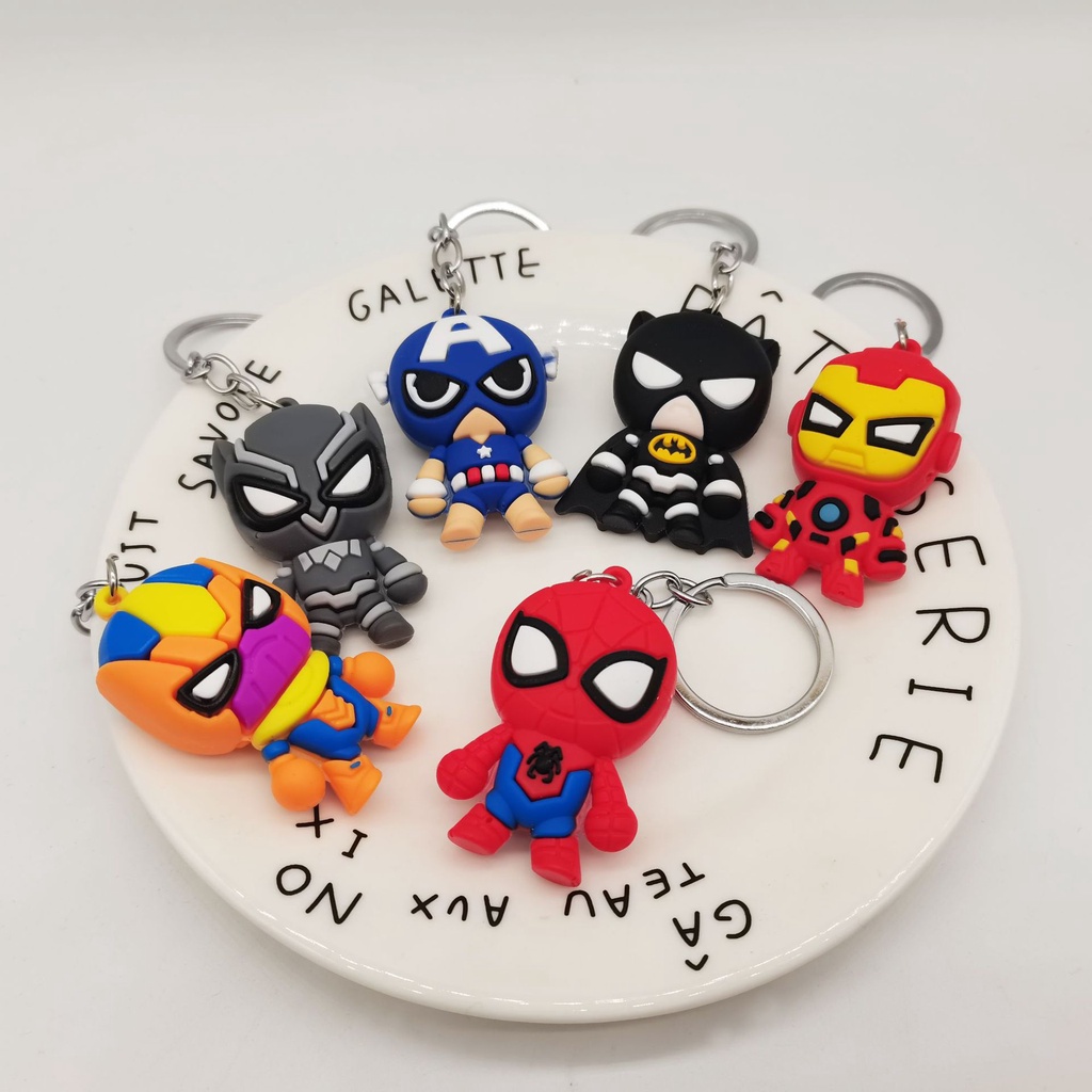 Móc khóa siêu anh hùng cute