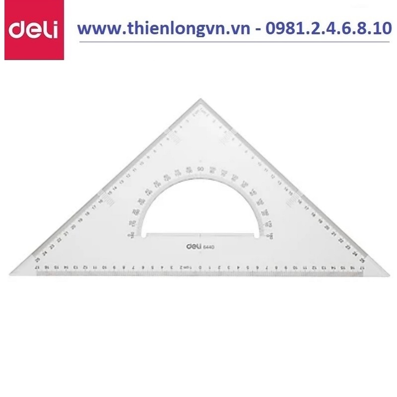Bộ thước Eke Deli 6415 / 6420 / 6430 / 6435 / 6440