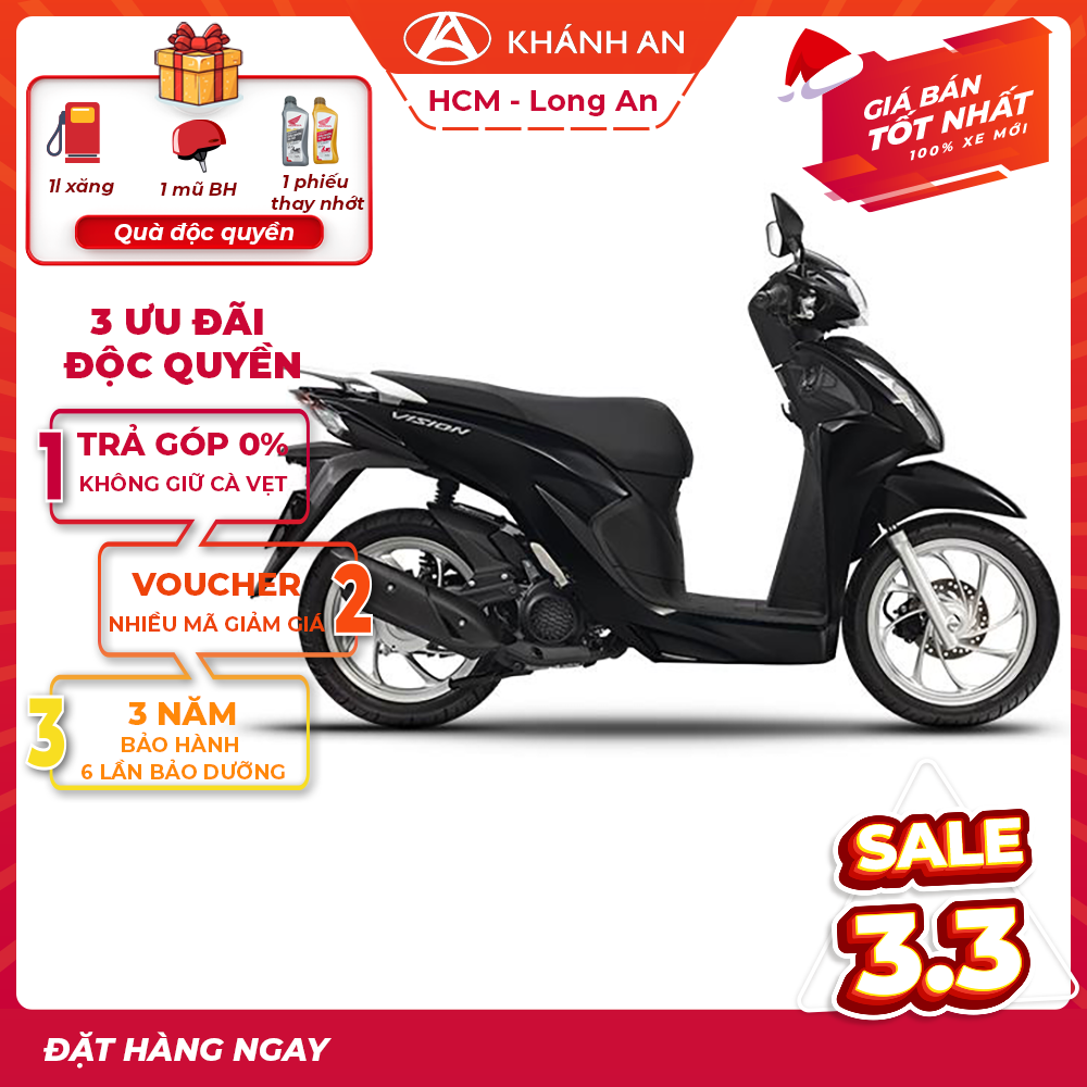 Xe máy Honda Vision 2023 Phiên bản Tiêu Chuẩn