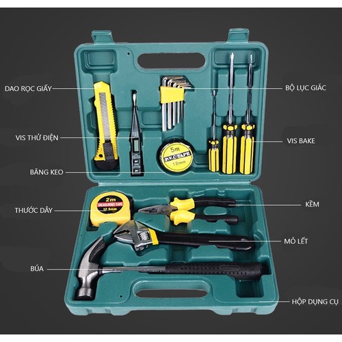 Bộ dụng cụ sửa chữa đa năng 16 món Gicoly