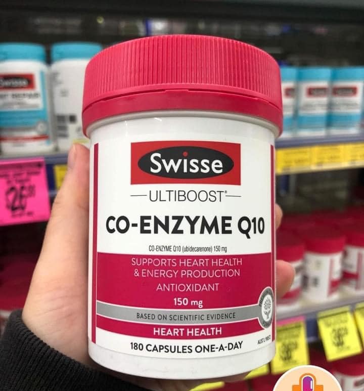 Bổ tim Swisse Ultiboost Co enzyme Q10 - 180 viên