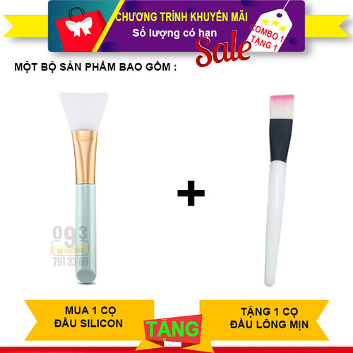 Combo 2 Cọ Đắp Mặt Nạ Chăm Sóc Da