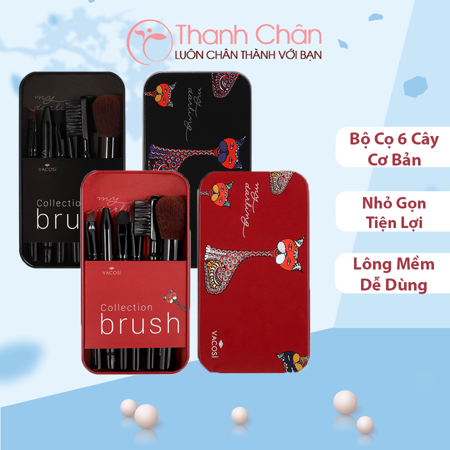 Bộ cọ Vacosi My Darling 6 cây