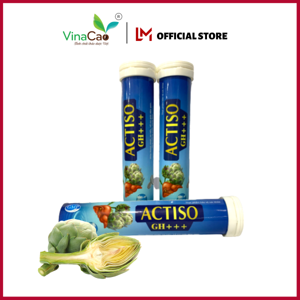 Viên sủi Actiso GH+++ bổ sung vitamin, tăng cường đề kháng _Vinacao_