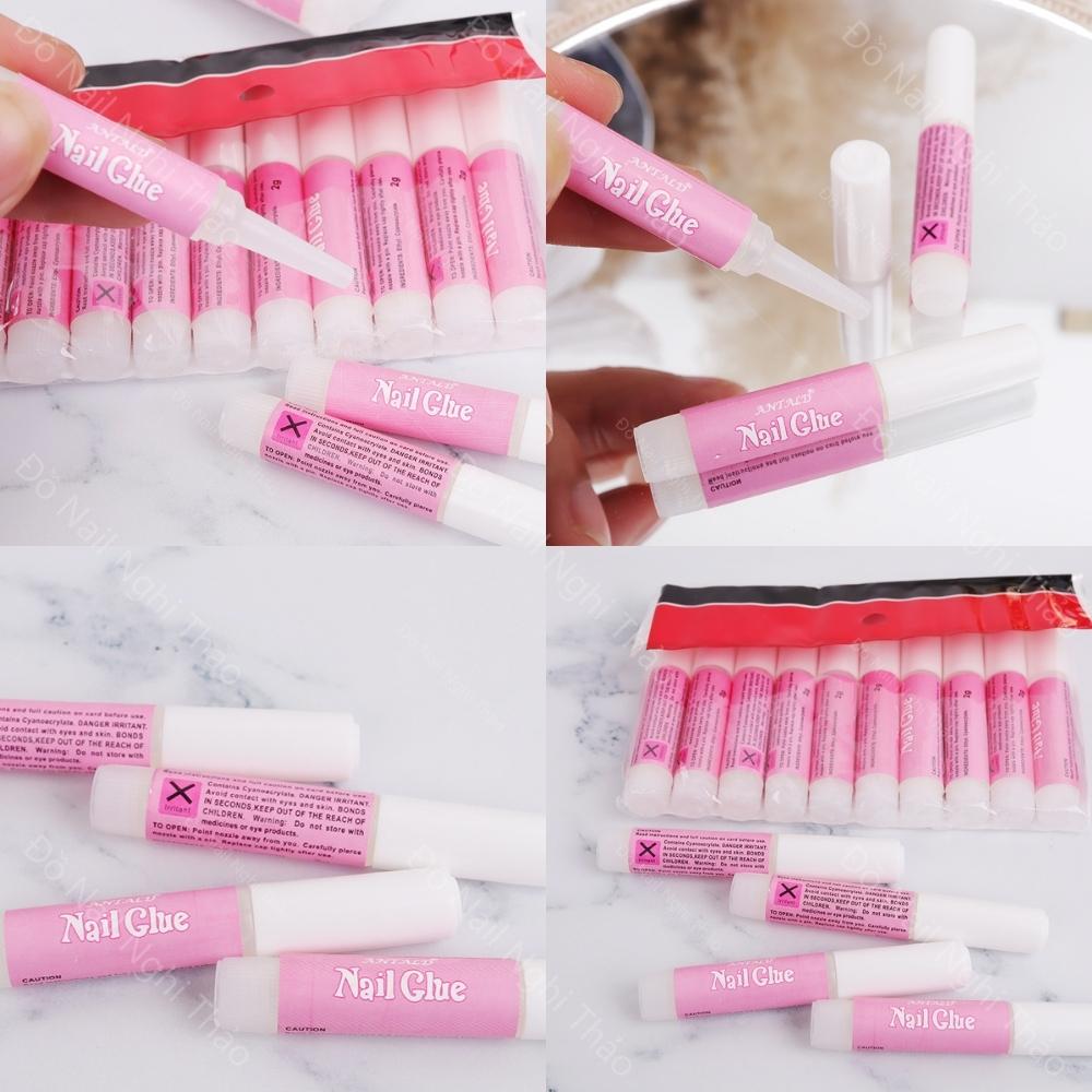 Keo dán móng mini nail box Nghi Thảo 2g