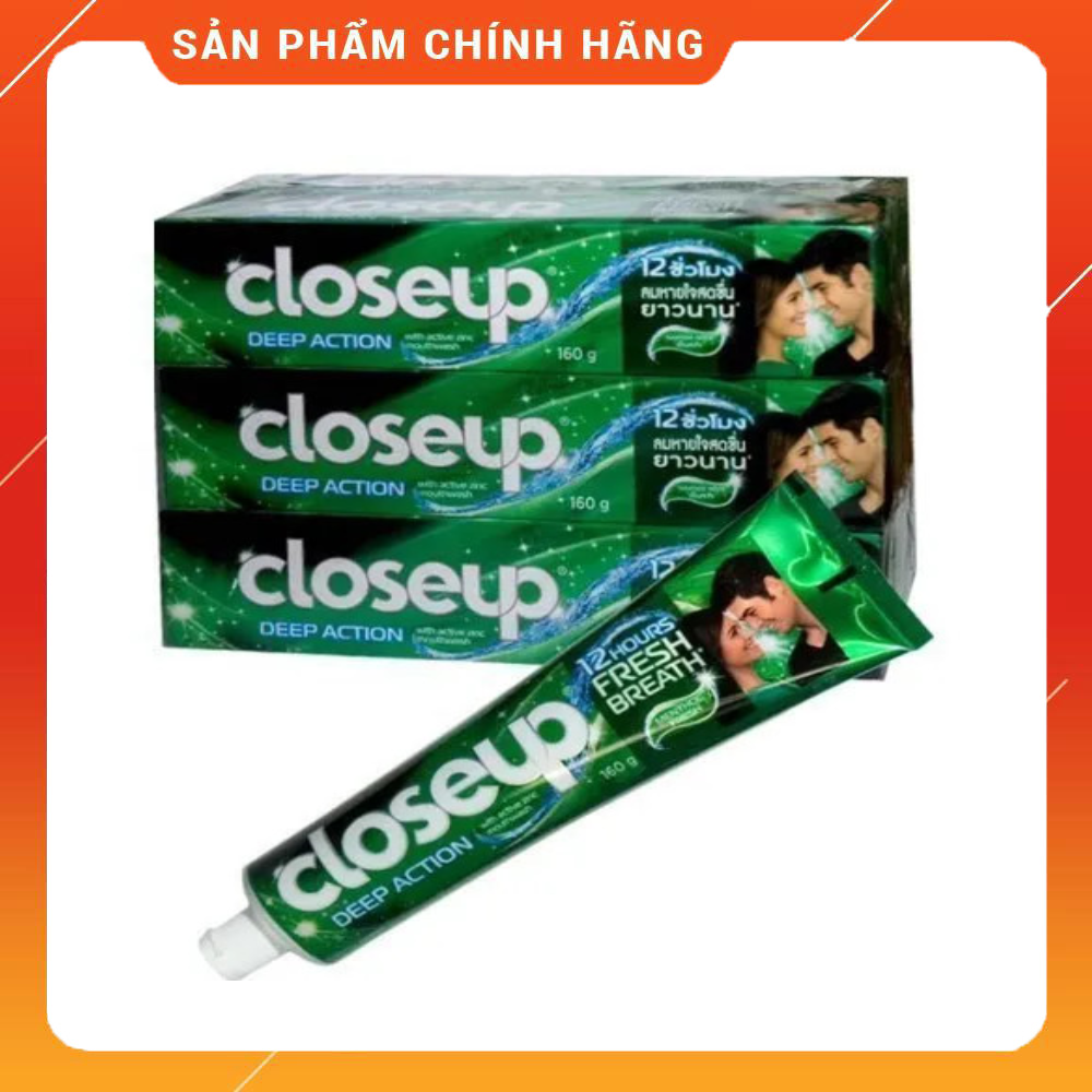 Combo 6 tuýp kem đánh răng closeup thái lan 160g