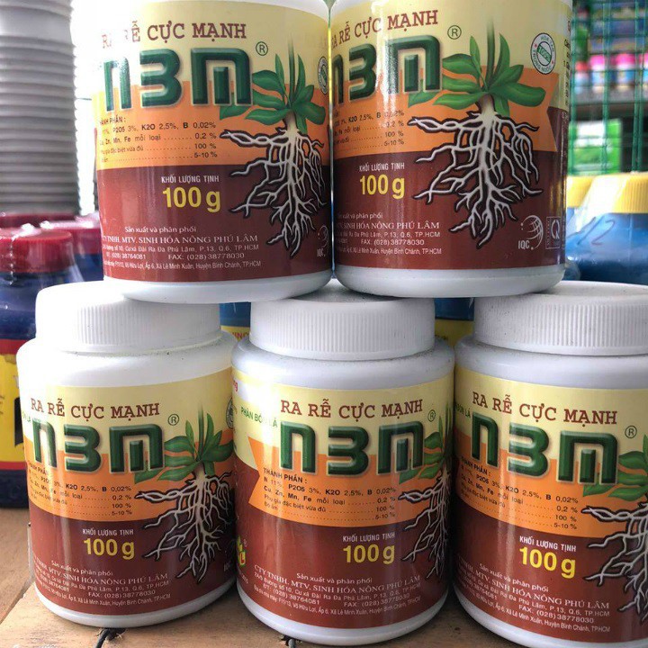 Lọ 100g Phân bón lá ra rễ cực mạnh N3M kích rễ ra nhanh, hạt nảy mầm, ra hoa