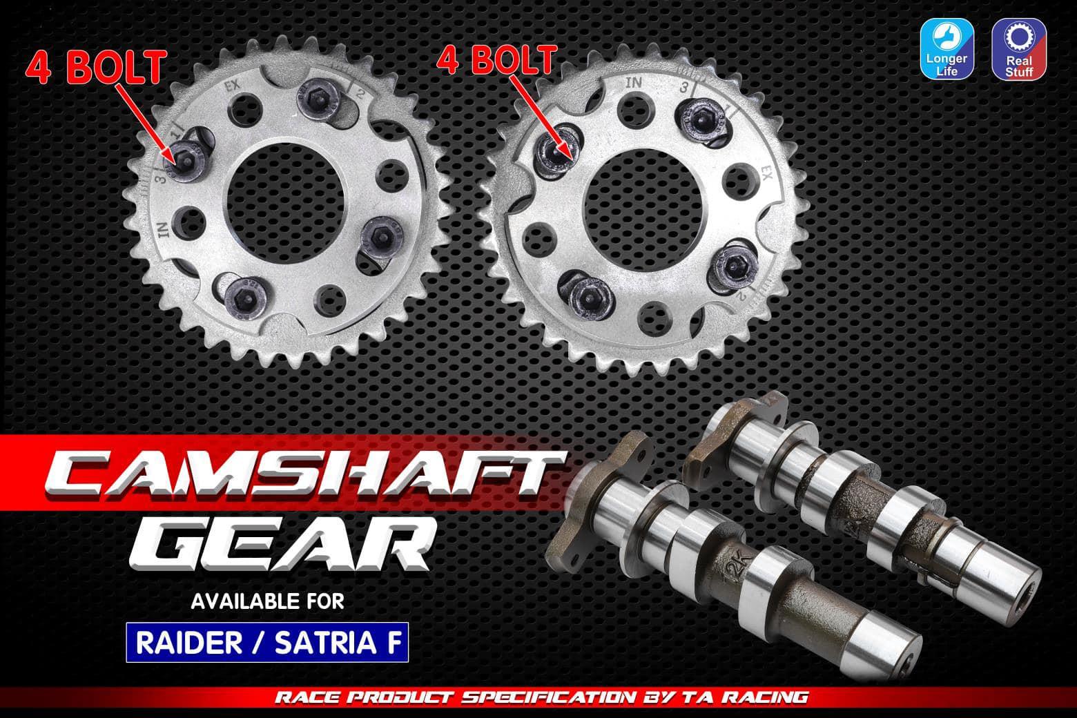 Bánh Cam TA Racing Tăng Chỉnh Dream, Wave S110, Winner, Sonic, Exciter, Raider, Satria, SH, Vario, Click