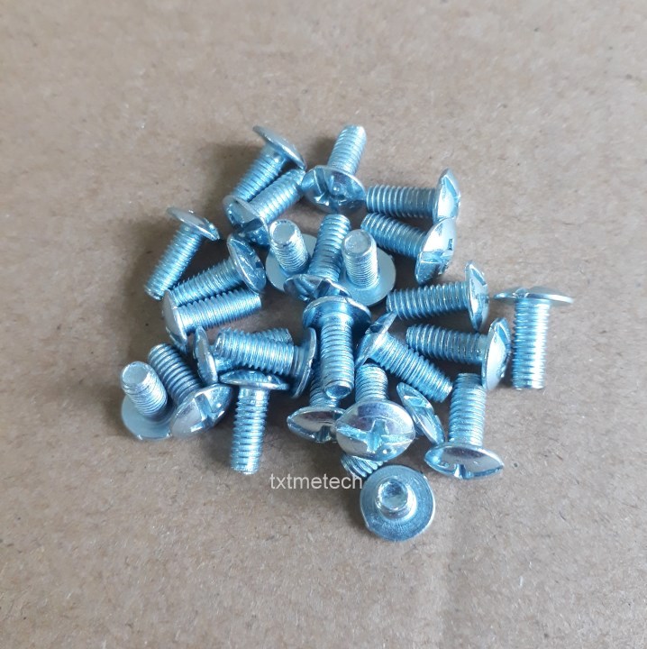 Vít bake đầu dù thân bulong M4 túi 100 con