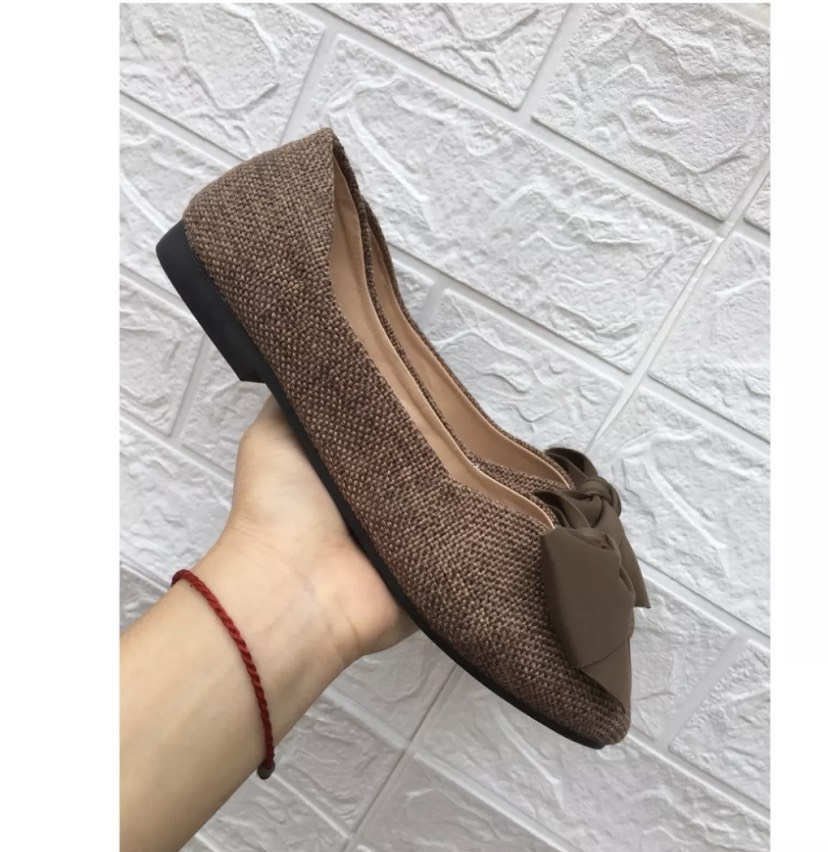 Giầy bệt Giầy búp bê Giầy nơ