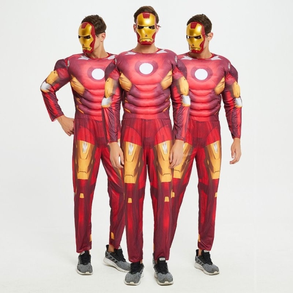 Mua ♕¤  (CÓ SẴN) Trang Phục Hoá Trang Người Sắt Iron Man Bộ Đồ Halloween Các Nhân Vật Avengers Cho Người Lớn